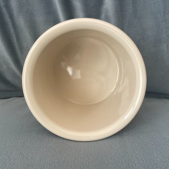 Longaberger Pottery Small Crock 2001 One Pint Crock Hollyberry Pattern - Picture 2 of 3